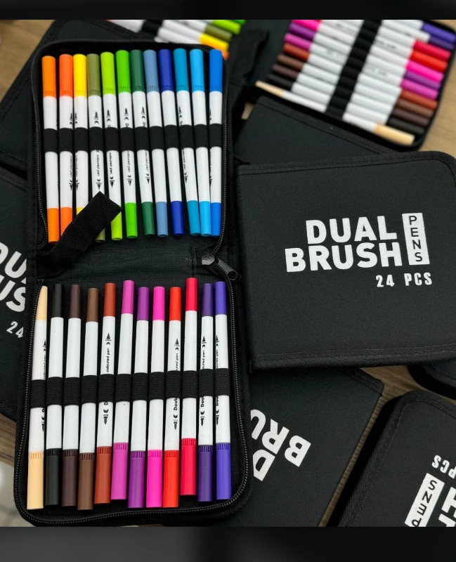 Yeni Nesil Trend Brush Pen  24lü Set