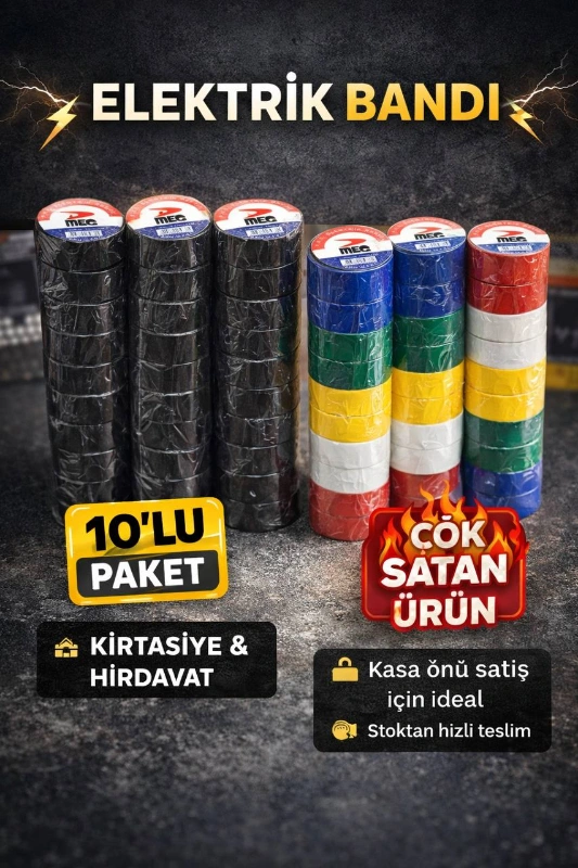 ELEKTRİK BANDI 10LU PAKETLER