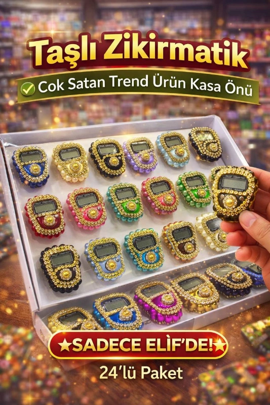 LÜKS TAŞLI DİVA ZİKİRMATİK / 18Lİ PAKET