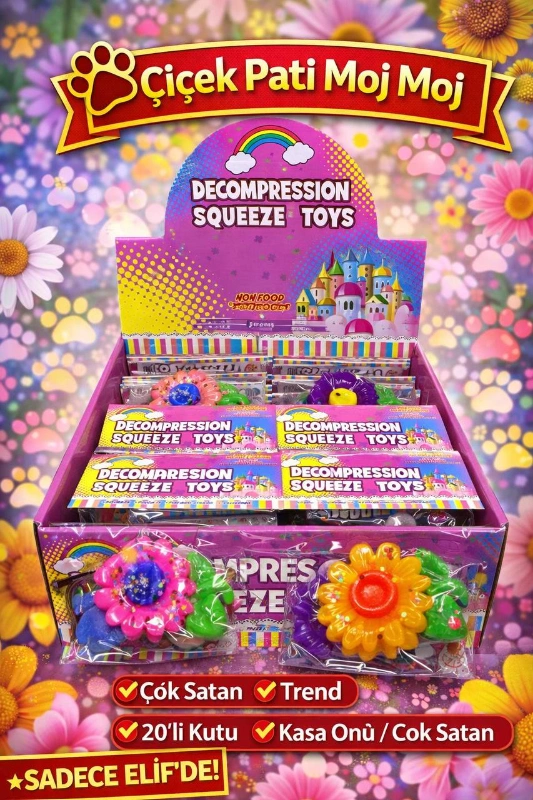 ÇİÇEK PATİ MODEL MOJMOJ / 20Lİ STANT