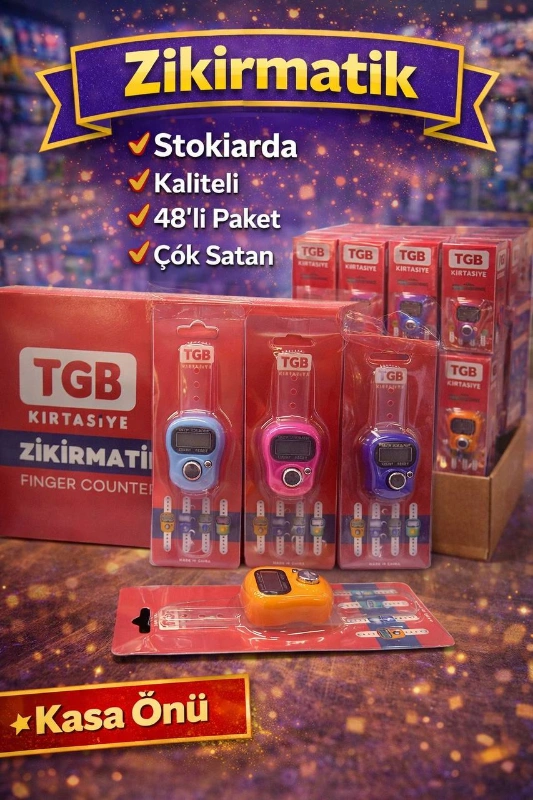 ZİKİRMATİK ŞEFFAF PAKET TGB / 48Lİ PAKET