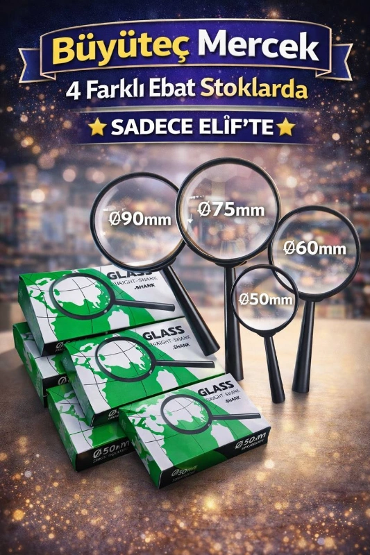 BÜYÜTEÇ MERCEK BOYLARI