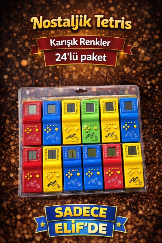 TETRİS OYUNCAK / 12Lİ PAKET