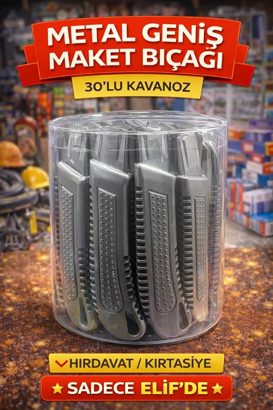 METAL MAKET BIÇAĞI / 30LU KAVANOZ