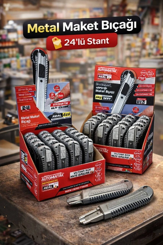 METAL MAKET BIÇAĞI / 24LÜ STANT