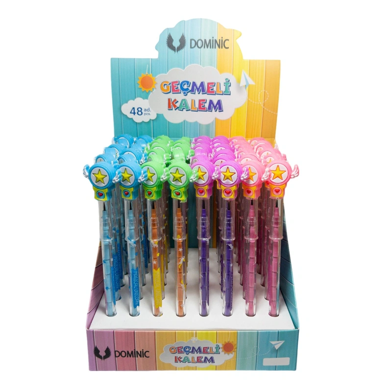 Yıldız Model Hediyelik Yumurtlayan Kalem / 48li Stant