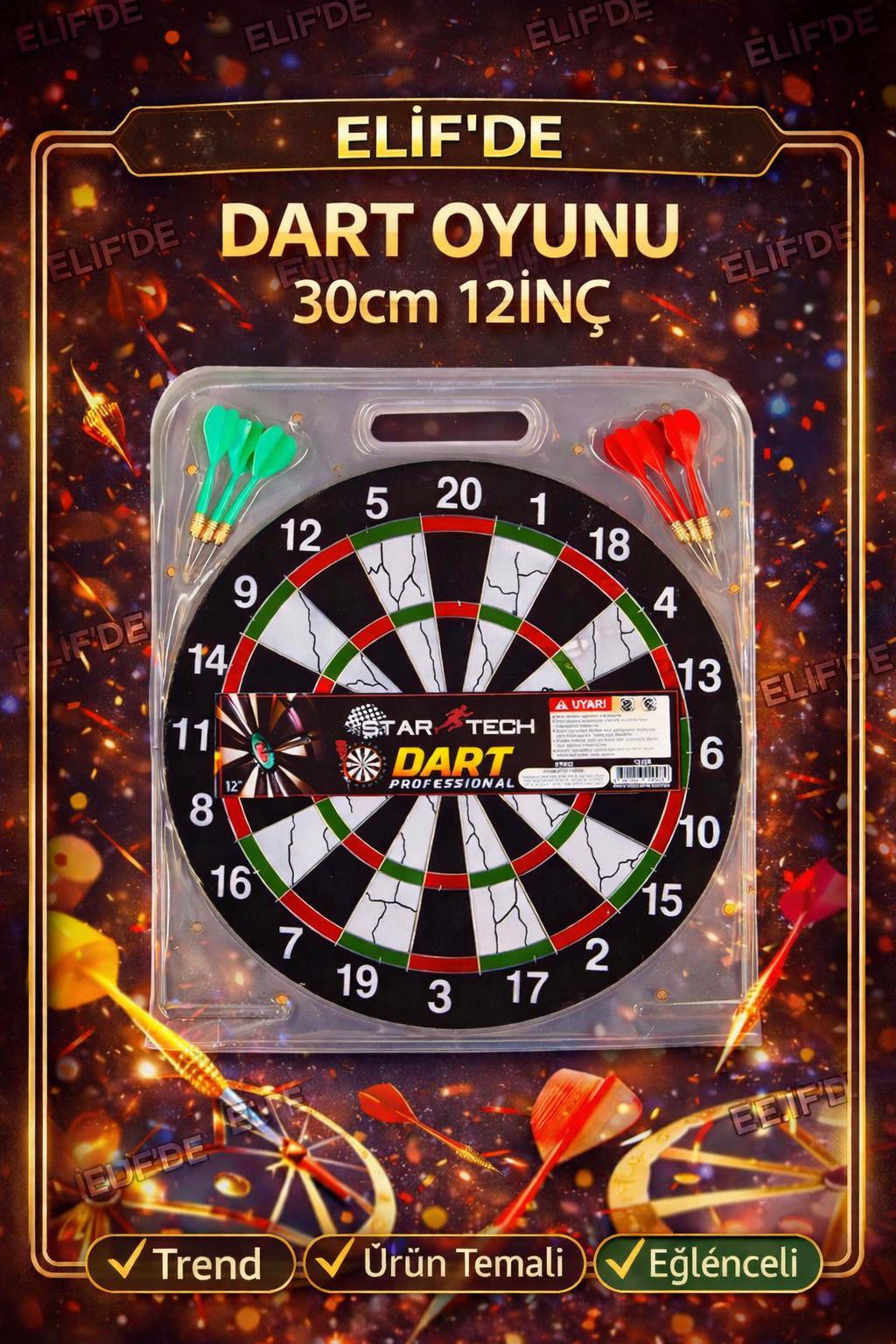 DART OYUNU 30cm 12inc