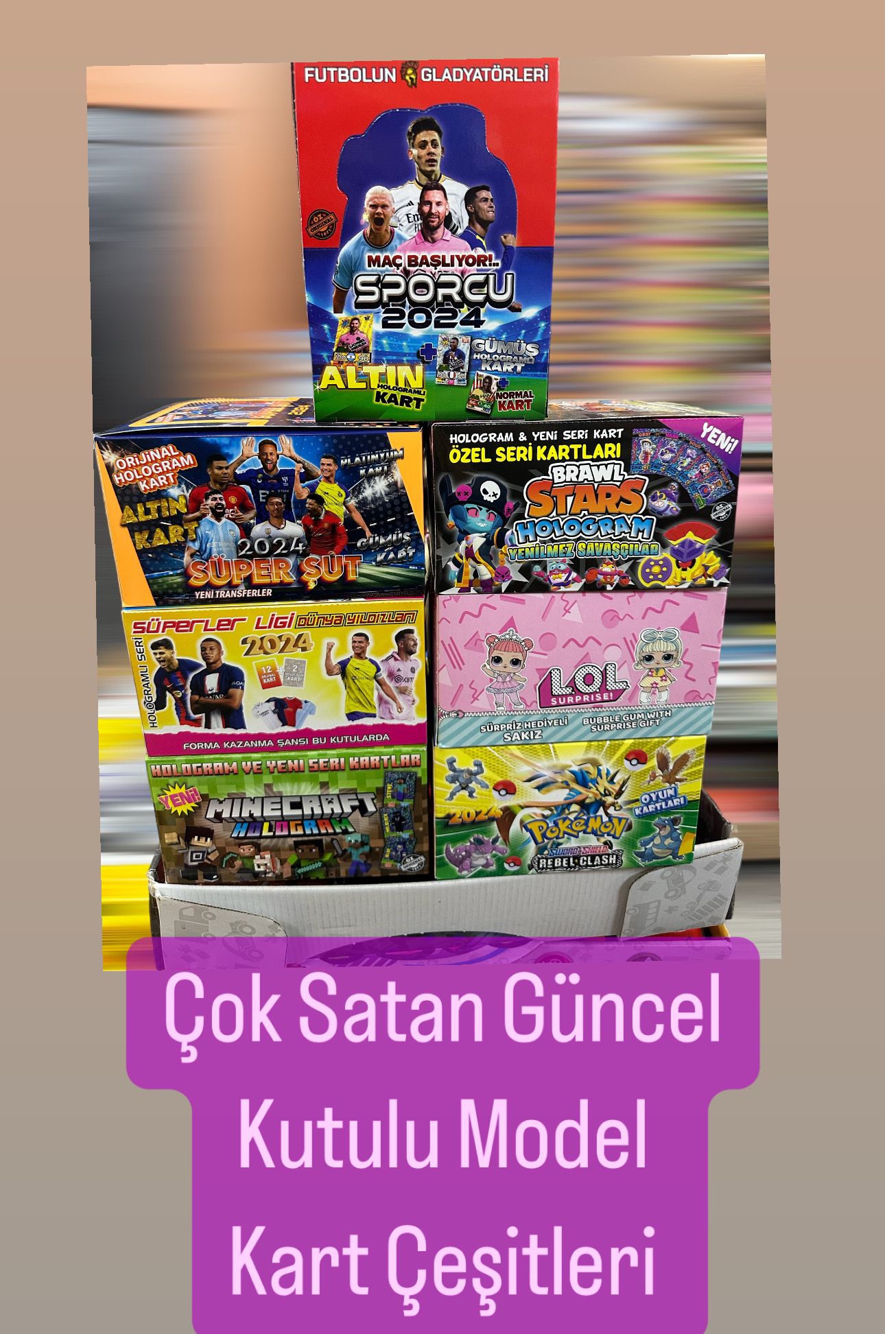ÇOK SATAN 24LÜ STANT FUTBOLCU- OYUN KARTLARI