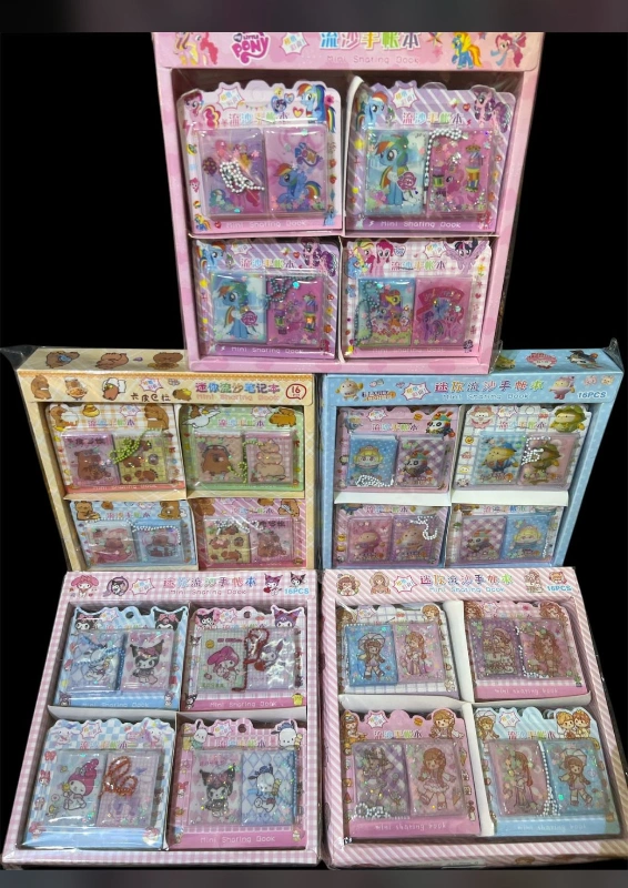 Adet: 42,50₺ / 2li Mini Sulu Sticker Defter / 16lı Stant