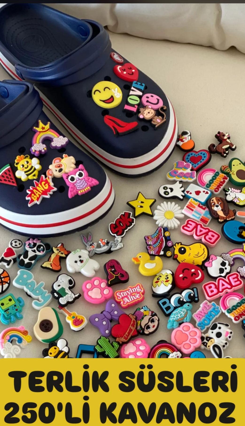 CROCS TERLİK SÜSÜ / 250Lİ KAVANOZ