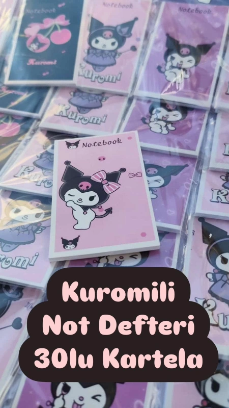 Kuromi Kçk Not Defteri / 30lu Paket
