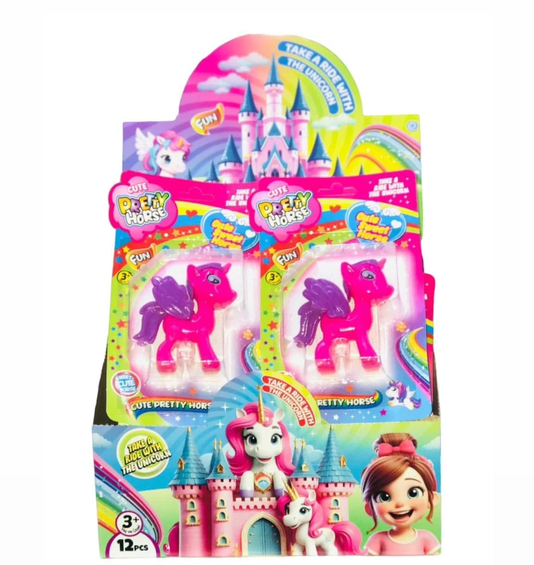 Adet: 22,5 ₺ /  Unicorn Pony Little Horse / Paket 12li