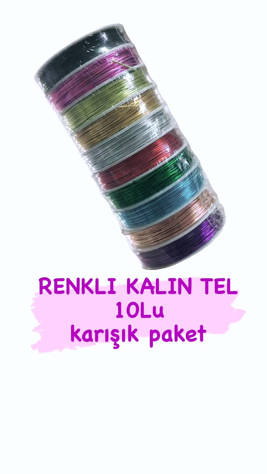 Renkli Etlinlik Teli 10lu Paket