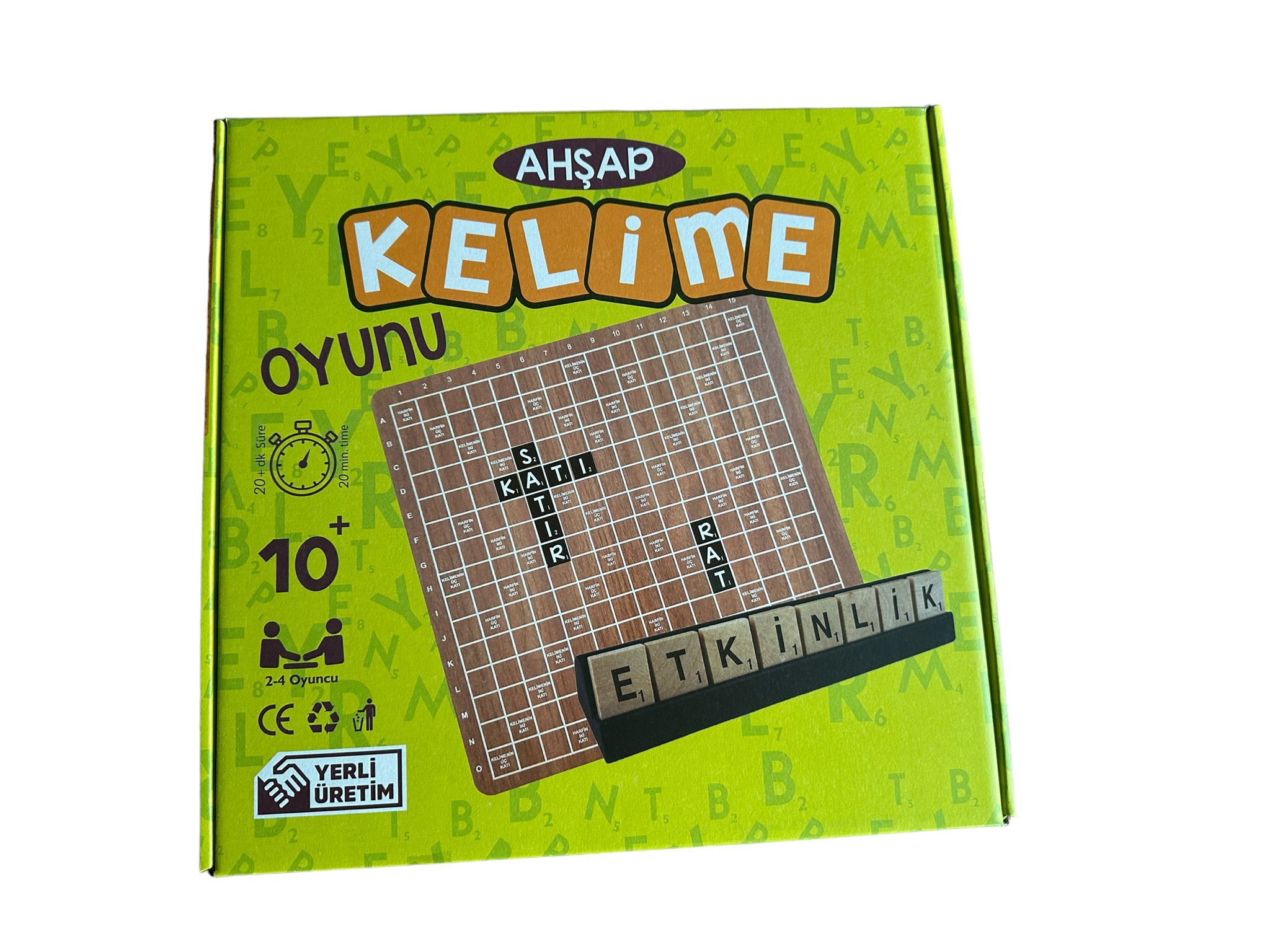 KELİME OYUNU AHŞAP SCRABBLE