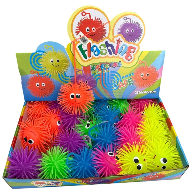 Adet: 55 ₺ / Renkli Model Büyük Işıklı Kirpi / Paket 24lü