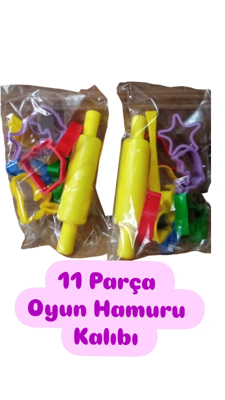 11 Parça Lüks Oyun Hamuru Kalıbı