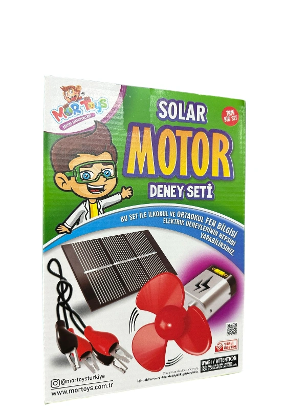 Adet: 145 ₺ / SOLAR Güneş Panelli Deney Seti  / 12li Paket