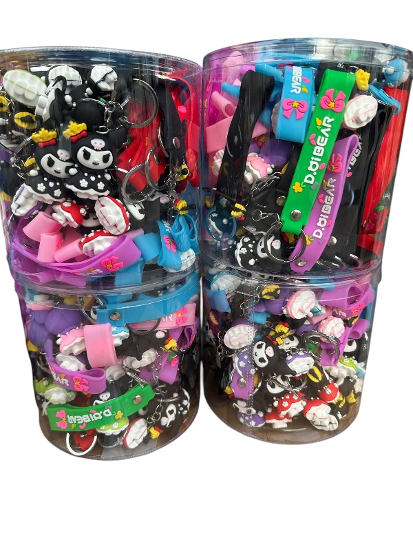 Adet: 15₺ / Kuromi Silikon Anahtarlık  / Paket 50li