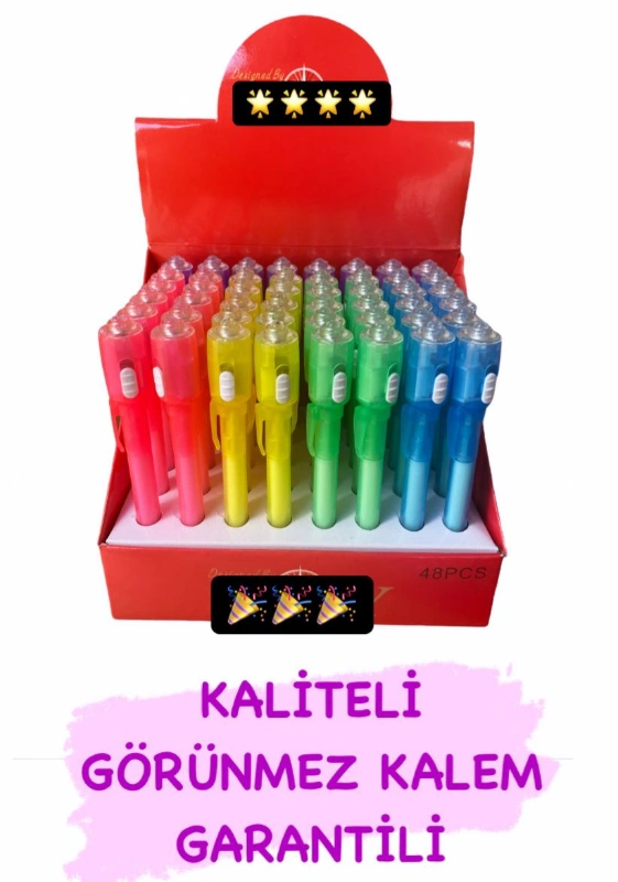 GÖRÜNMEZ KALEM LÜKS GARANTİLİ / 48Lİ STANT