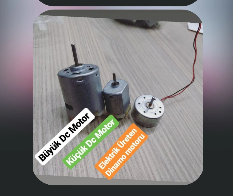 DENEY MOTORU ÇEŞİTLERİ / KÜÇÜK 10₺ / BÜYÜK 30₺ / ELEKTRİK MOTORU 30₺ / ROBOT MOTORU  40₺