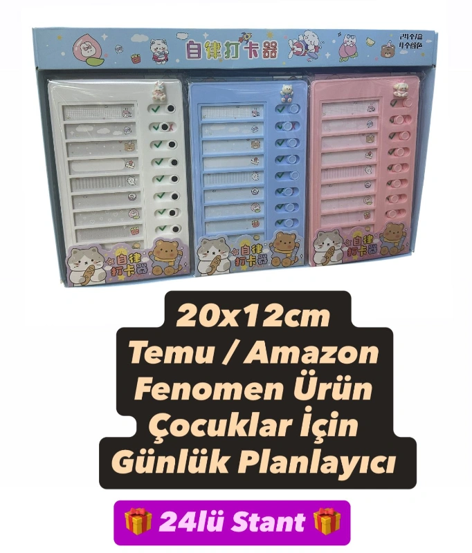 İthal Günlük Planlayıcı İnternet Fenomen / 24lü STANT