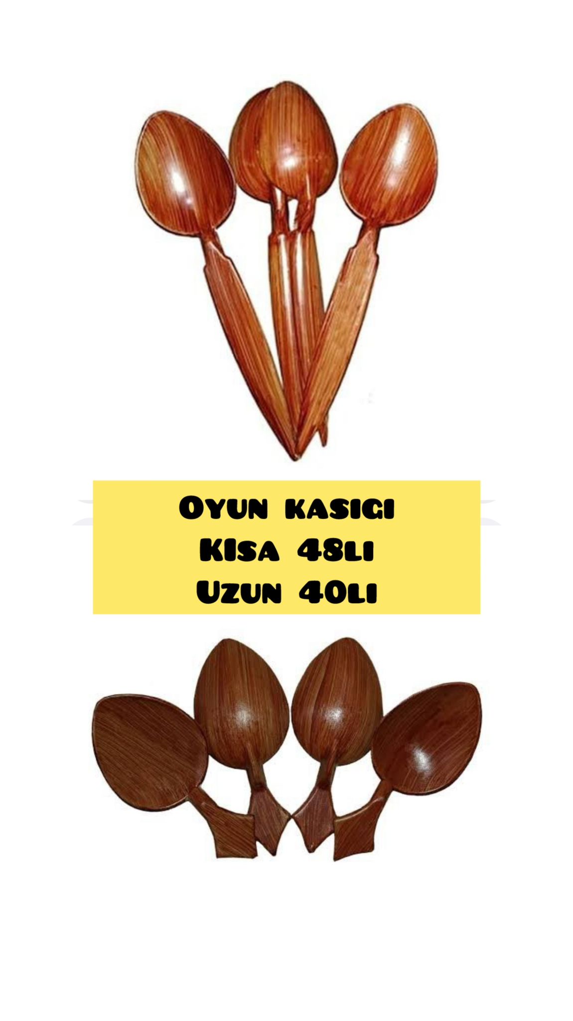 Oyun Kaşığı 40lı ve 48li