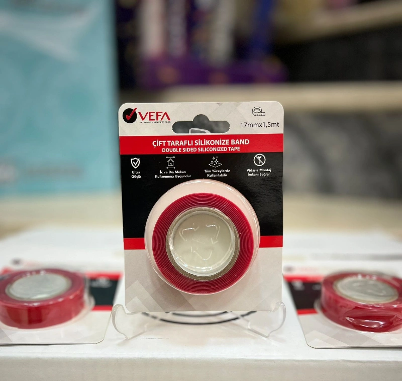 Silikon Akrilik Bant Kartelalı / 60lı paket