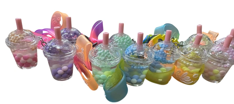 Sulu Süslü  Anahtarlık / 24lü Paket