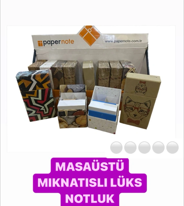 LÜKS BLOKNOT MASAÜSTÜ STANTLI (12Lİ STANT)