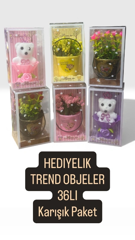 HEDİYELİK TREND OBJELER / 36LI PAKET KARIŞIK