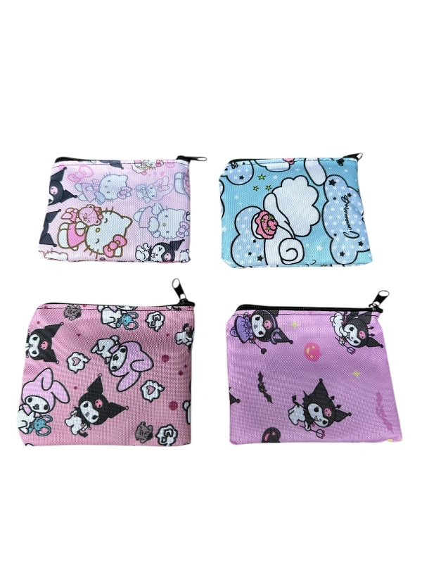 Adet: 30 ₺ / Kumaş Mini Kuromi Cüzdan / 24lü Paket