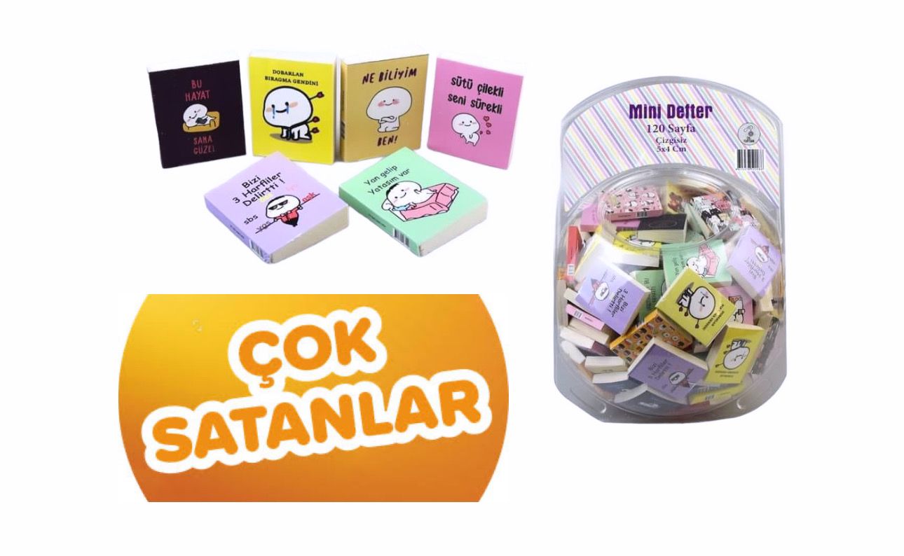 ÜZERİ YAZILI MODEL MİNİ KİTAP KASA ÖNÜ ( 175 ADETLİ STANT)