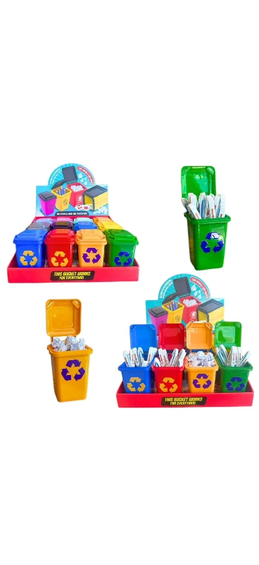 Mini Konteyner Kalemlik / 12li Stant