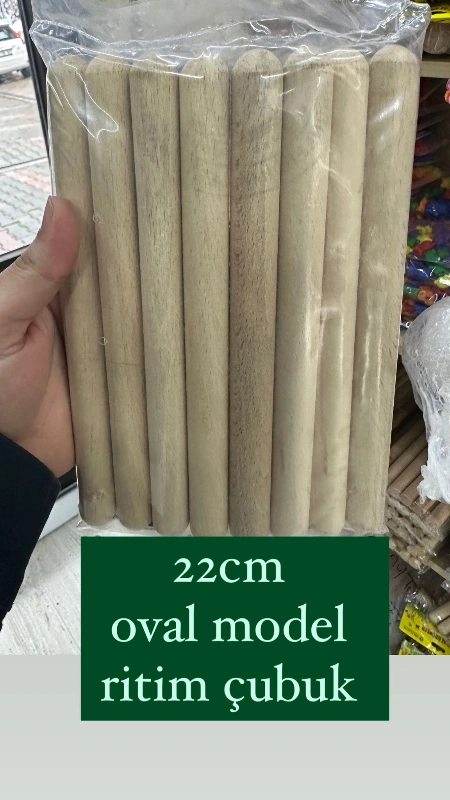 Ahşap Ritim Çubuğu Çift ( paket 4 çift)