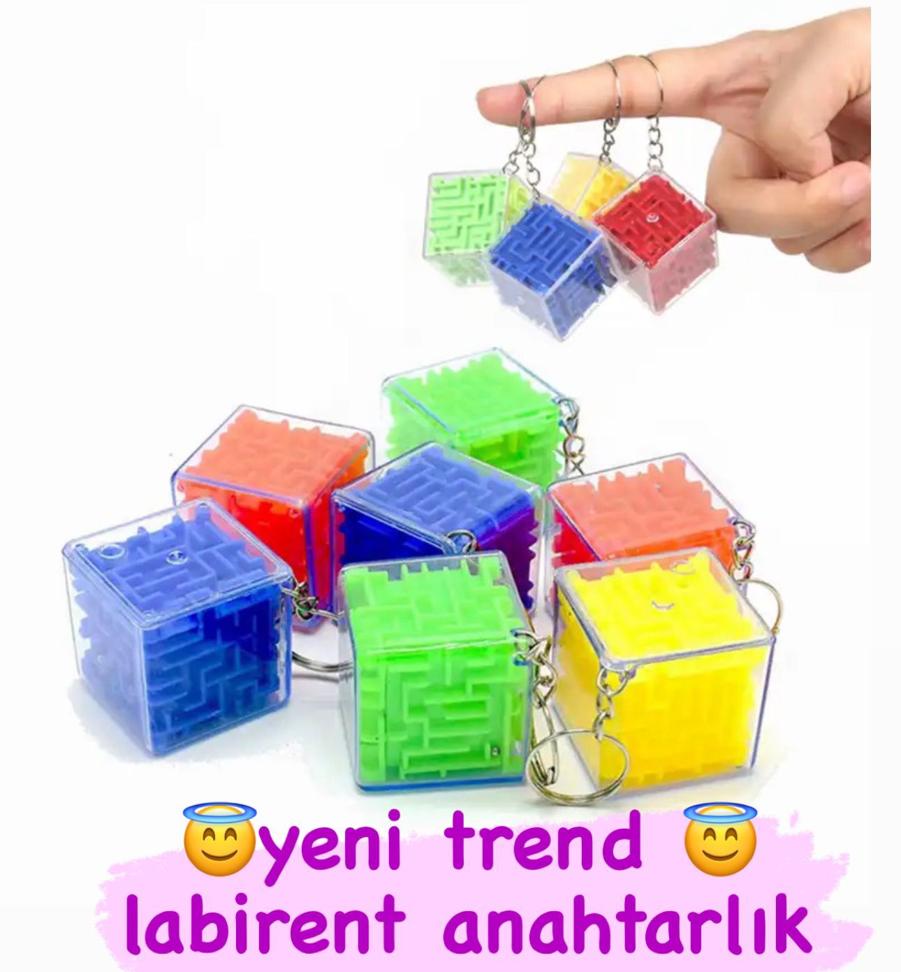 LABİRENT MODEL ANAHTARLIK / 12Lİ PAKET