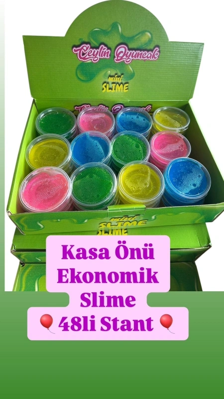 Kasaönü Slime Neon / 48li Paket