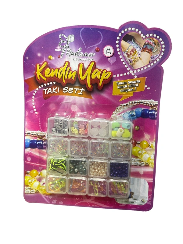 Kendin Yap Takı Seti Lüks Küp Model