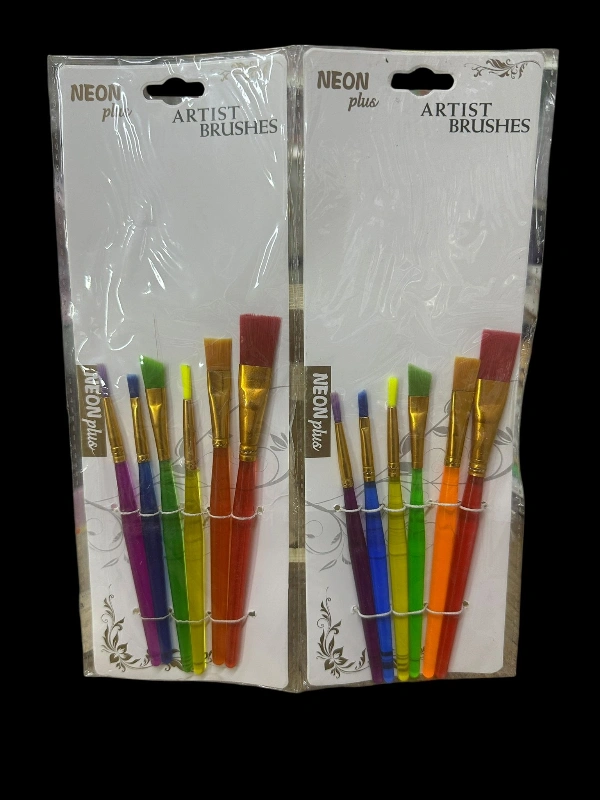 HKD 30 6LI RENKLİ LÜKS FIRÇA SETİ / PAKET 12Lİ