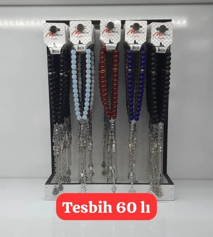 Taş Tesbih Hediyelik  (60LI STANT )