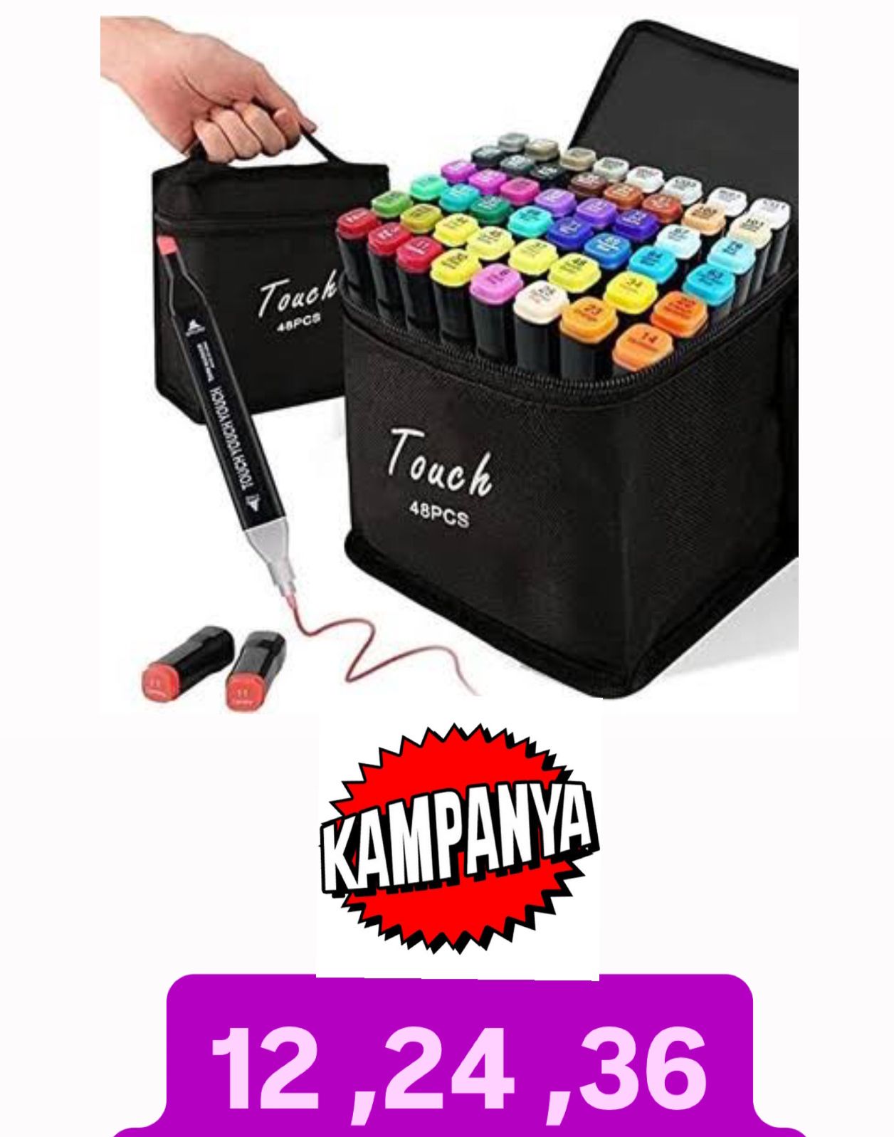 Marker Çift Taraflı (12Lİ, 24LÜ, 36LI)