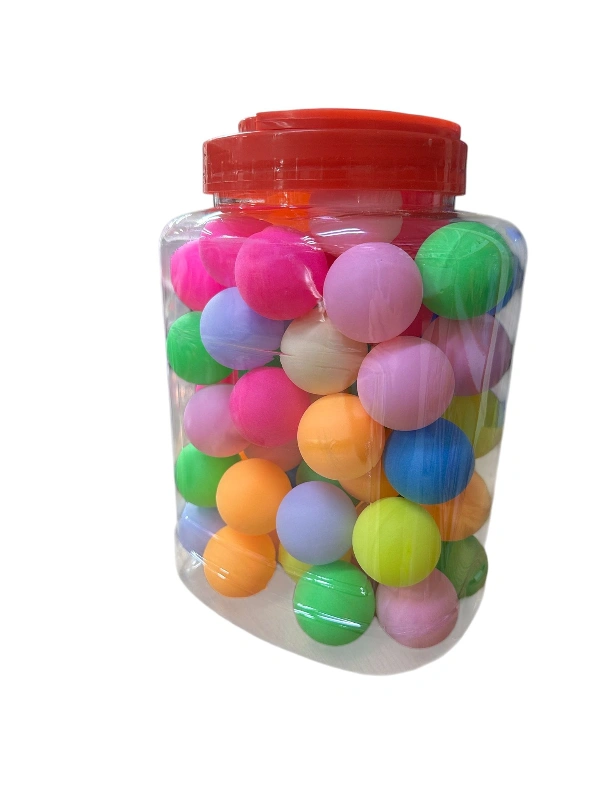 Pinpon Topu Renkli / 60lı Kavanoz