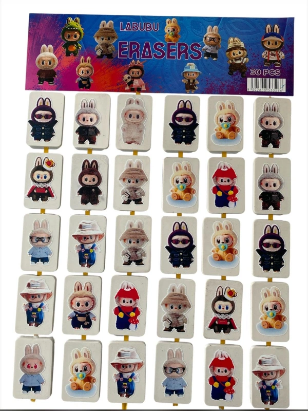 LABUBU SİLGİ  / 30LU PAKET