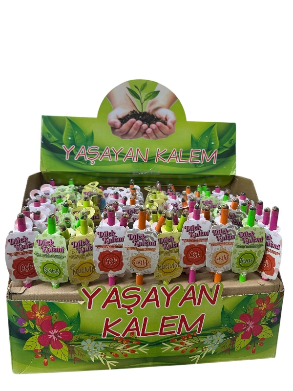 Adet: 13,5 ₺ / Tohumlu Yeşeren Kalem /  100lü Stant