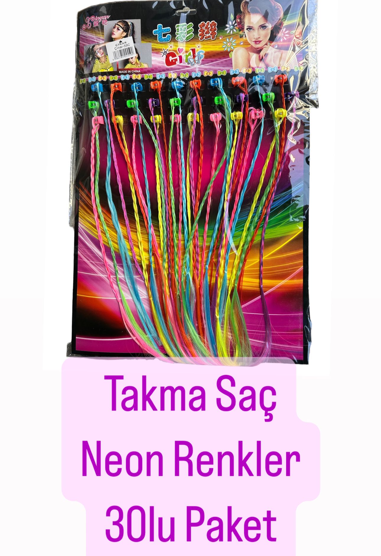 TAKMA SÜS SAÇ / 30LU SET