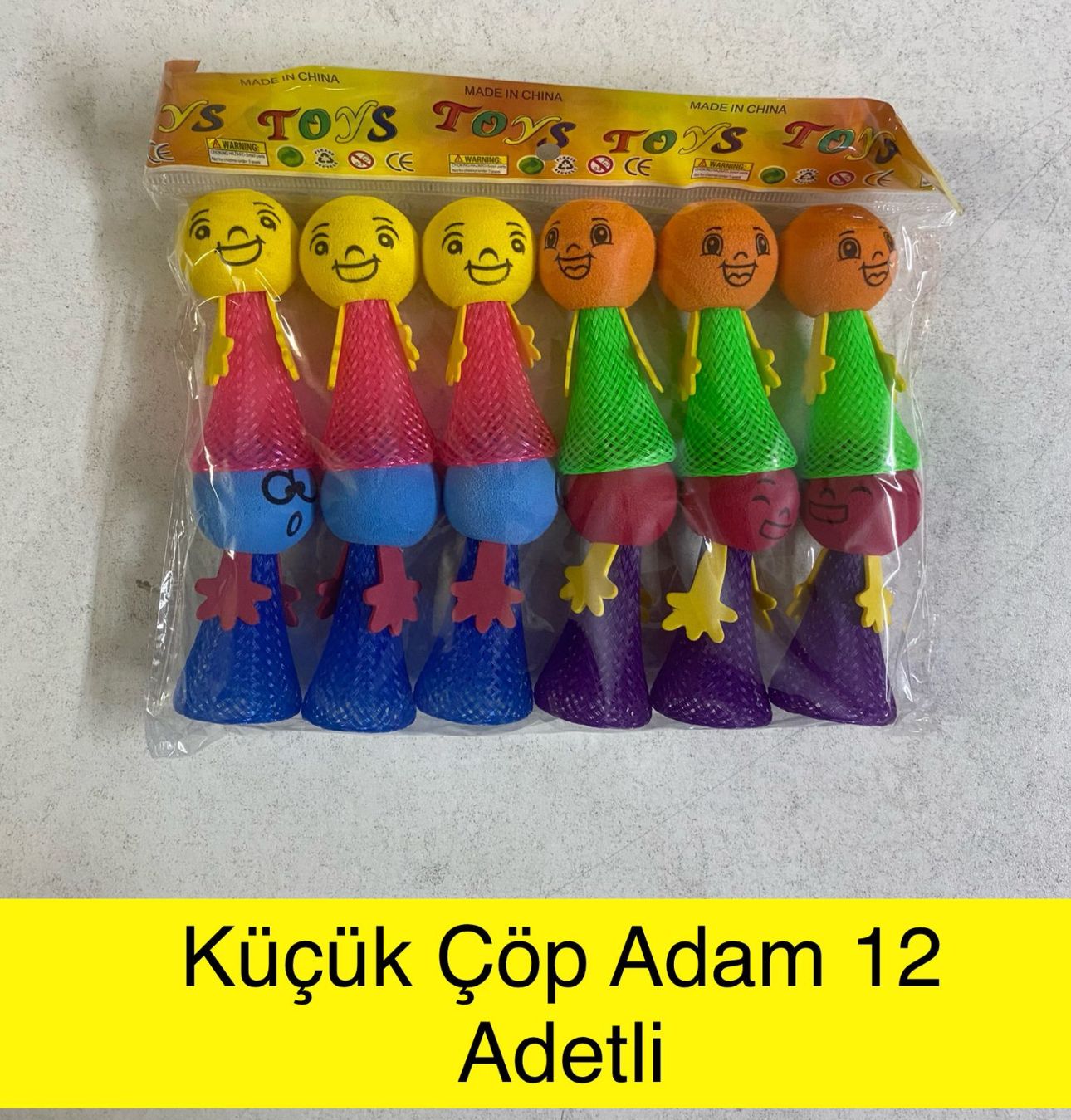 Zıplayan Çöp Adam ( 12li paket )