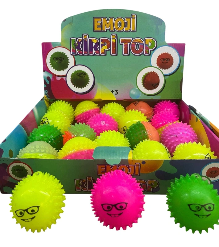 Adet: 19,5 ₺ / Emojili Kirpi Top   / 20li  Paket