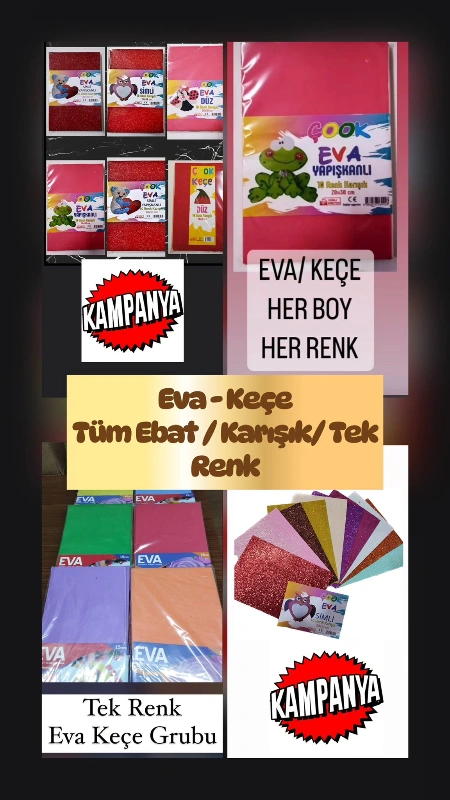 Eva Keçe Her Boy Her Model Karışık Ve Tek Renk