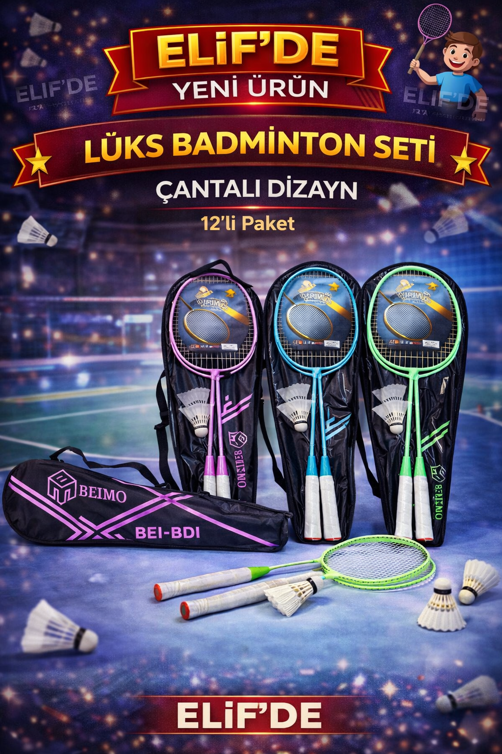 BADMINTON SETI LÜKS ÇANTALI