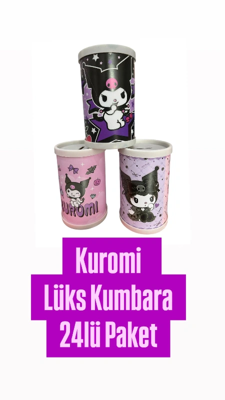 Adet: 24,5 ₺ / Yeni Model Kuromi Kumbara  /  24lü Paket