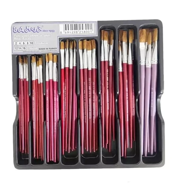 Yağlı Boya Fırça Seti 78li STANT